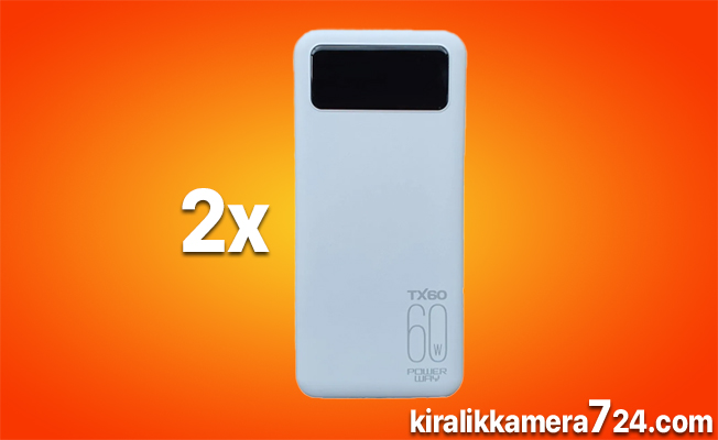 2'li Powerbank 60.000 Mah